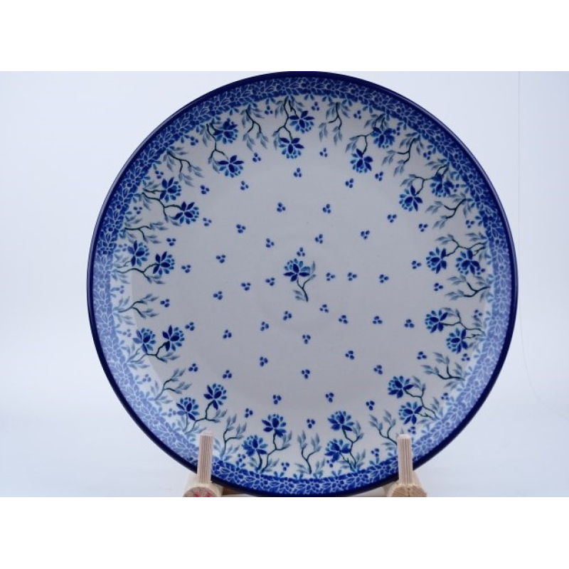 Bunzlau dinerbord 25,5 cm.   * 257-2524 grijze takjes *