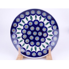 Bunzlau dinerbord 25,5 cm  * 257-54 green stripes *
