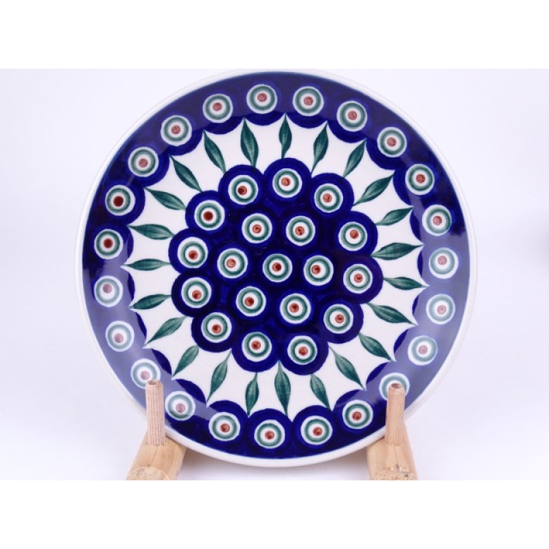 Bunzlau dinerbord 25,5 cm  * 257-54 met witte rand! *