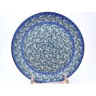 Bunzlau diner/ onderbord 24,5 cm. hoogte 2,5 cm. * E63-1822 *