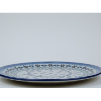 Bunzlau diner/ onderbord 24,5 cm. hoogte 2,5 cm. * E63-1827 *