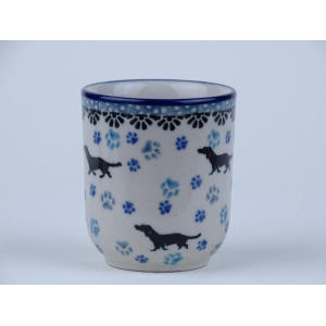 Bunzlau eierdopje / shotglaasje / waxinelichtje * 736-2151 *