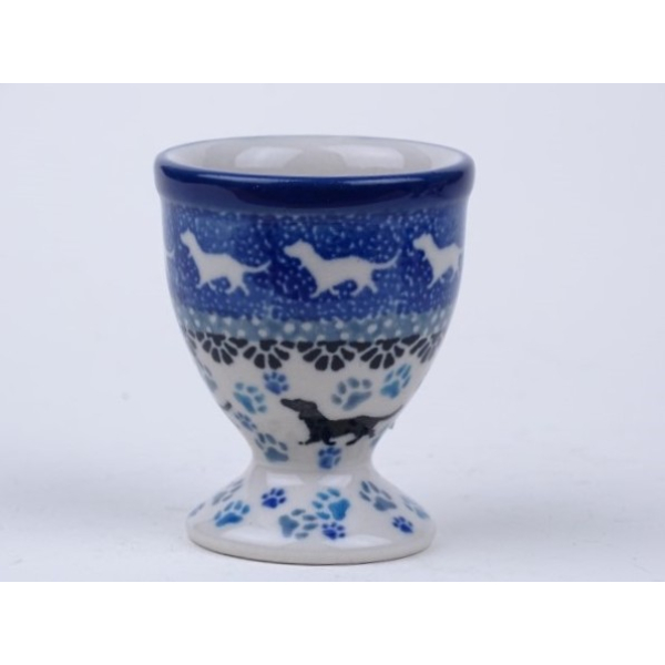 Bunzlau eierdopje 6 cm. * 106-2151 teckel *