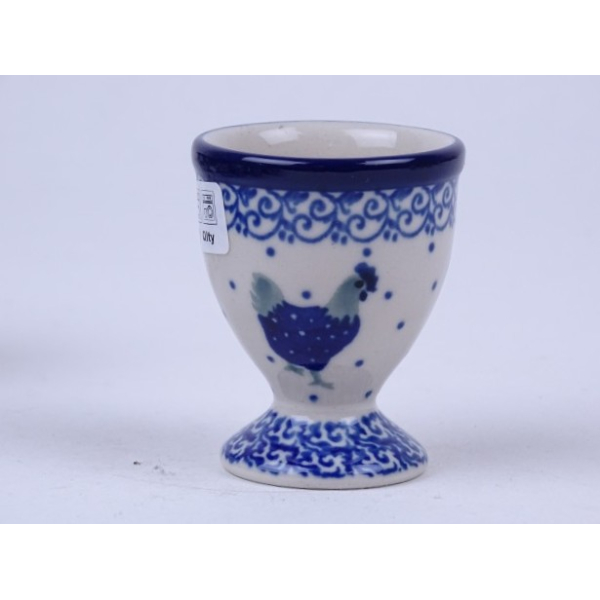 Bunzlau eierdopje 6 cm.  * 106-2597 kippen *