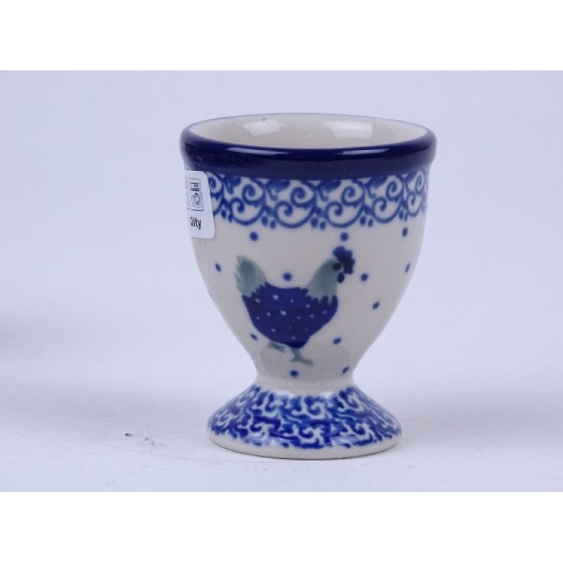 Bunzlau eierdopje 6 cm.  * 106-2597 kippen *