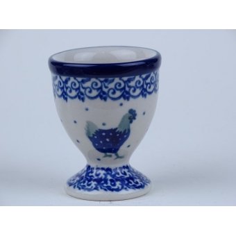 Bunzlau eierdopje 6 cm.  * 106-2597 kippen *