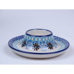 Bunzlau eierdopje plat  10 cm. * 145-2187 *