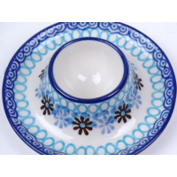 Bunzlau eierdopje plat  10 cm. * 145-2187 *