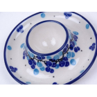 Bunzlau eierdopje plat  10 cm. * 145-2716 *