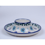 Bunzlau eierdopje plat  10 cm. * 145-2785 *