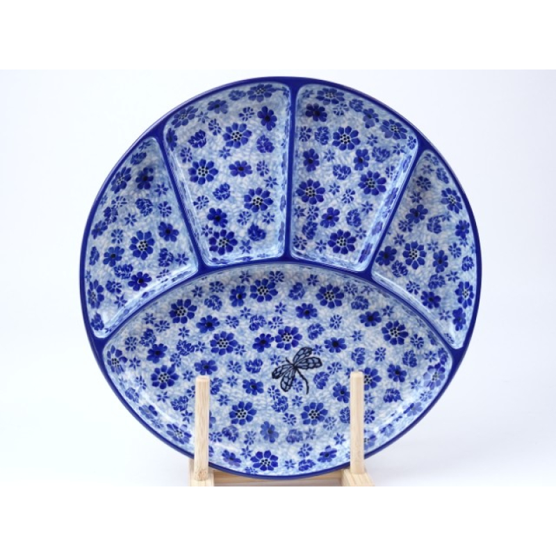 Bunzlau fonduebord 26 cm. * 498-1443 libelle *