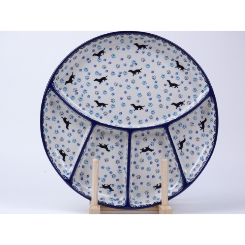 Bunzlau fonduebord 26 cm.  * 498-2151 teckel *