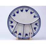 Bunzlau fondue bord 26 cm * 498-2597 kippen *