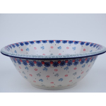 Bunzlau schaal met rand 26 cm. * 863-2636 *