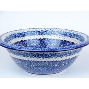 Bunzlau grote schaal rond 26 cm * 863-882 *