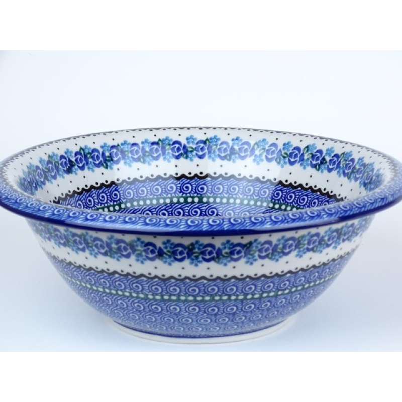 Bunzlau grote schaal rond 26 cm * 863-882 *