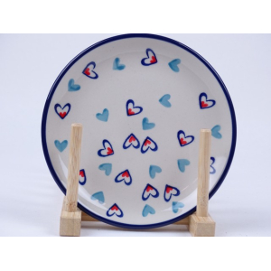 Bunzlau gebaksbordje  16 cm. * 261-2869 *