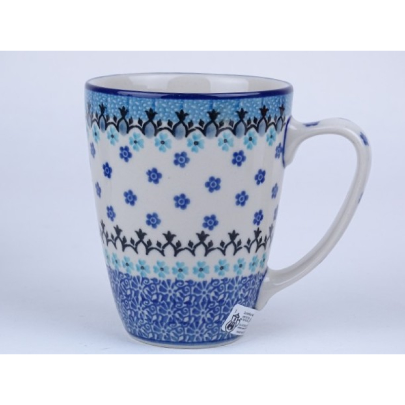 Bunzlau mok met oor 300 ml. * D05-1984 *