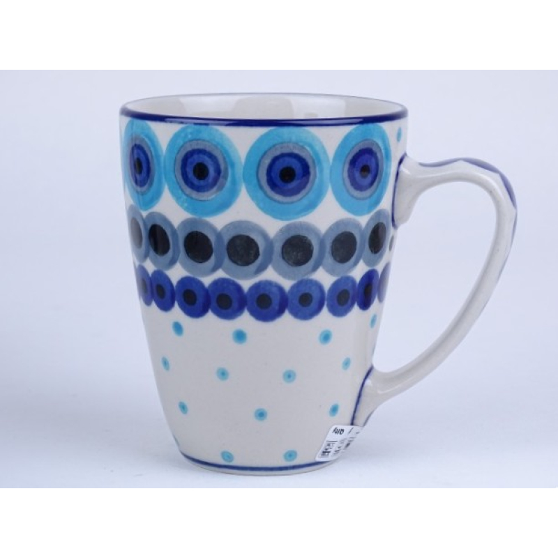 Bunzlau mok met oor 300 ml. * D05-2148 *