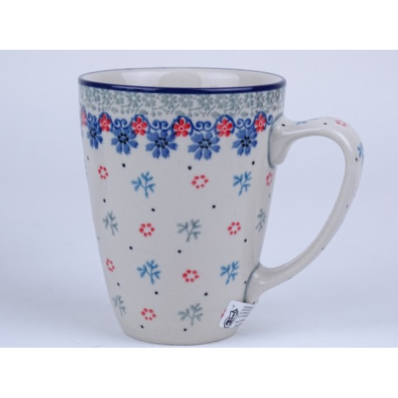 Bunzlau mok met oor 300 ml. * D05-2236 *