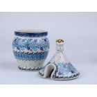 Bunzlau honingpot 17,5 cm.  * D82-2075 *