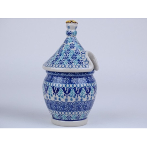 Bunzlau honingpot 17,5 cm.  * D82-2185 *