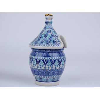 Bunzlau honingpot 17,5 cm.  * D82-2185 *