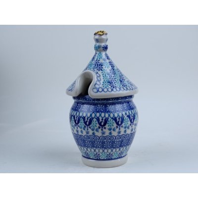 Bunzlau honingpot 17,5 cm.  * D82-2185 *