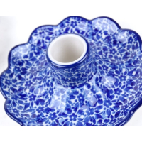 Bunzlau kaarsenstandaard 12,5 cm.  * A94-2396 *