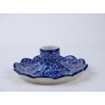 Bunzlau kaarsenstandaard 12,5 cm.  * A94-2396 *