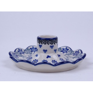 Bunzlau kaarsenstandaard 12,5 cm.  * A94-2158 *