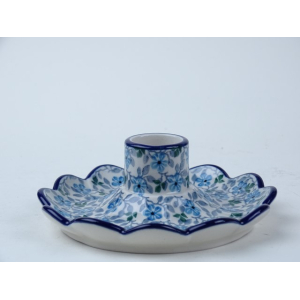 Bunzlau kaarsenstandaard 12,5 cm.  * A94-2162 *