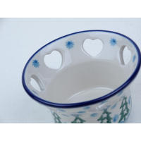 Bunzlau waxinelichtje 9 cm. * A90-1676  *