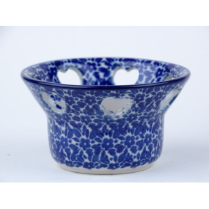 Bunzlau waxinelichtje hartjes 9 cm. * A90-2396 *