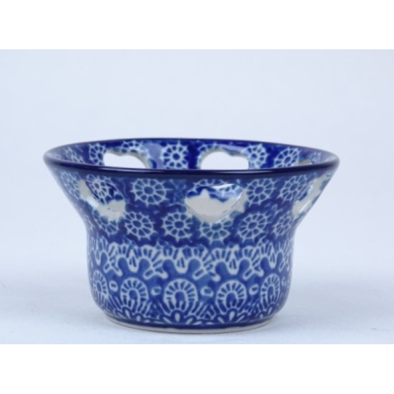 Bunzlau waxinelichtje hartjes 9 cm. * A90-884 *