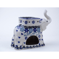 Bunzlau waxine / geurbrander olifant  14,5 cm. * C99-1829 *