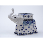 Bunzlau waxine / geurbrander olifant  14,5 cm. * C99-1829 *