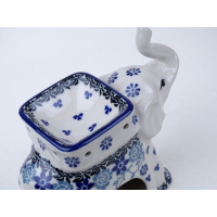 Bunzlau waxine / geurbrander olifant  14,5 cm. * C99-1829 *