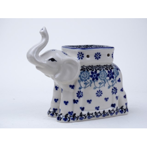 Bunzlau waxine / geurbrander olifant  14,5 cm. * C99-1829 *