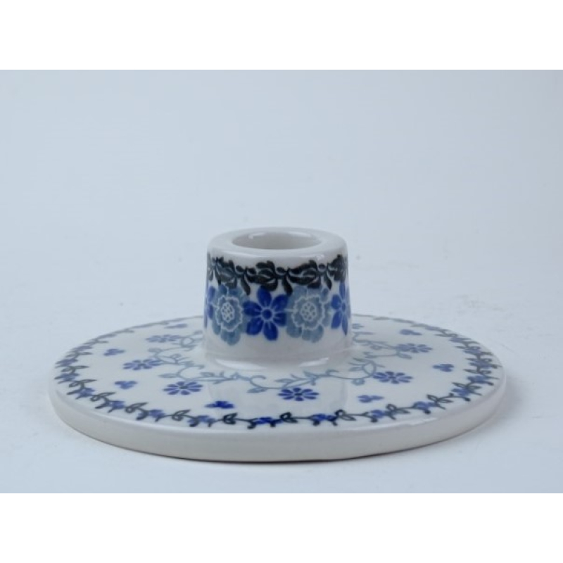 Bunzlau kaarsenstandaard 12,5 cm.  * G21-1829 *