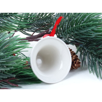 Bunzlau kerstklok 7,5 cm. * 029-2970 *