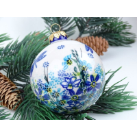 Bunzlau kerstbal 9 cm. breed * Henry's-libelle *