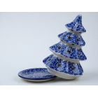 Bunzlau kerstboom waxinelichtje 17,5 cm.  * 513-2396 *