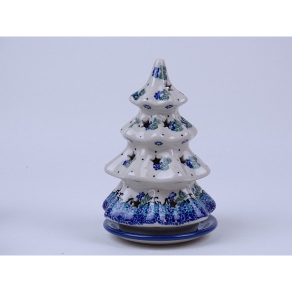 Bunzlau kerstboom /waxinelichtje 17,5 cm. * 513-3000 *