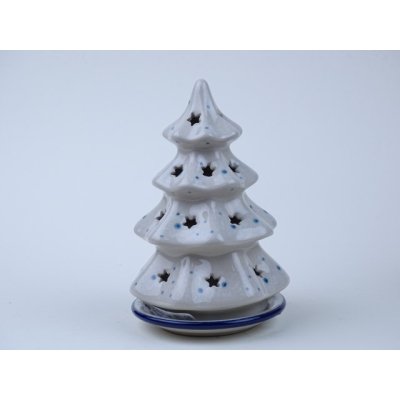 Bunzlau kerstboom/ waxinelichtje 14,7 cm.* 512-2330 *