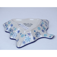 Bunzlau kerst serveerschaal 20.5 cm. * 926-2974 *