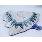 Bunzlau kerst serveerschaal 20.5 cm. *926-2822 rendier *