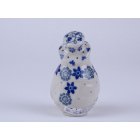 Bunzlau peper of zout sneeuwpopje 9,6 cm. * F84-1829 *