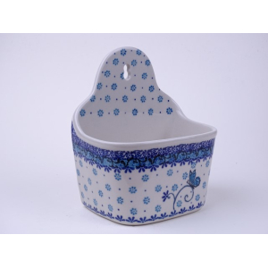 Bunzlau aanrecht/ keukenbakje hoogte 16 cm. * 130-2008 vlinder *