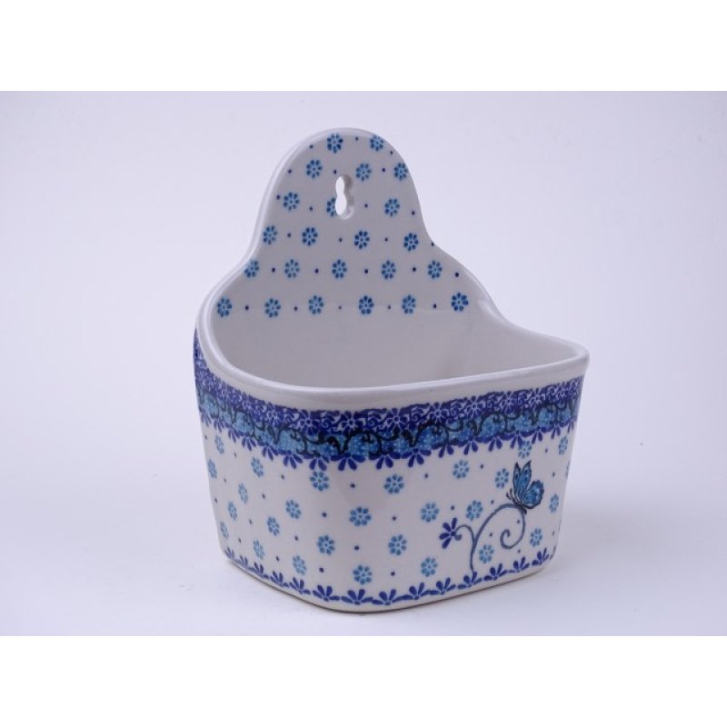 Bunzlau aanrecht/ keukenbakje hoogte 16 cm. * 130-2008 vlinder *